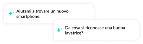 Suggerimenti di domande per l’assistente AI