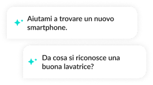 Suggerimenti di domande per l’assistente AI