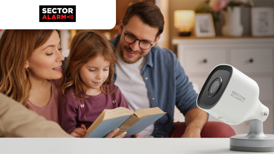 Sector Alarm sicurezza famiglia videocamera