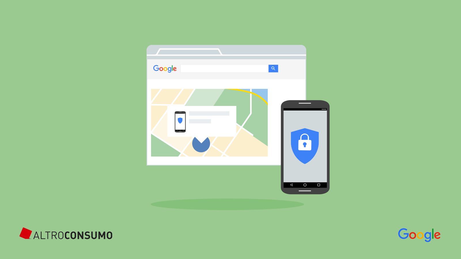 Google cellulare smarrito