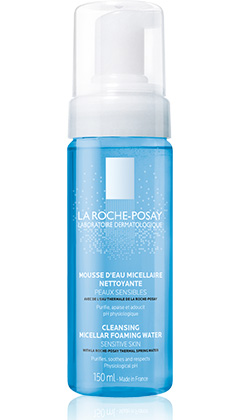 Mousse d'eau micellaire nettoyante