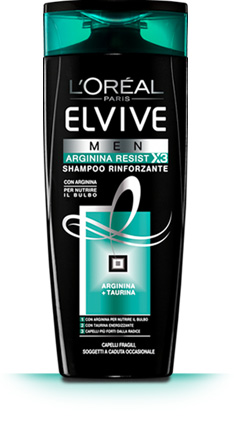 Elvive men- Arginine Resist X3 Shampoo rinforzante