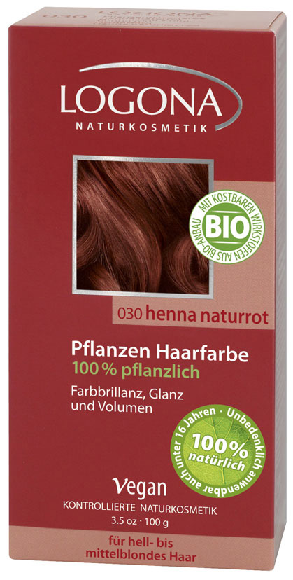Tinta Vegetale Rosso Naturale 030