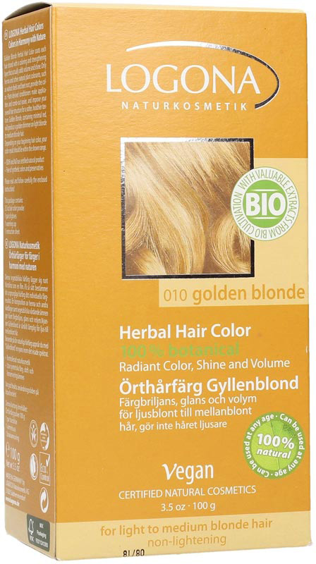 Tinta Vegetale Biondo Dorato 010