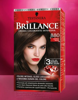 Brillance Crema colorante intensiva - Castano scuro 880