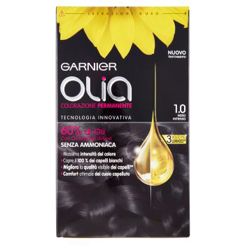Olia colorazione permanente - Nero intenso 1.0