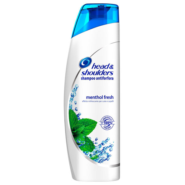 Menthol fresh shampoo antiforfora