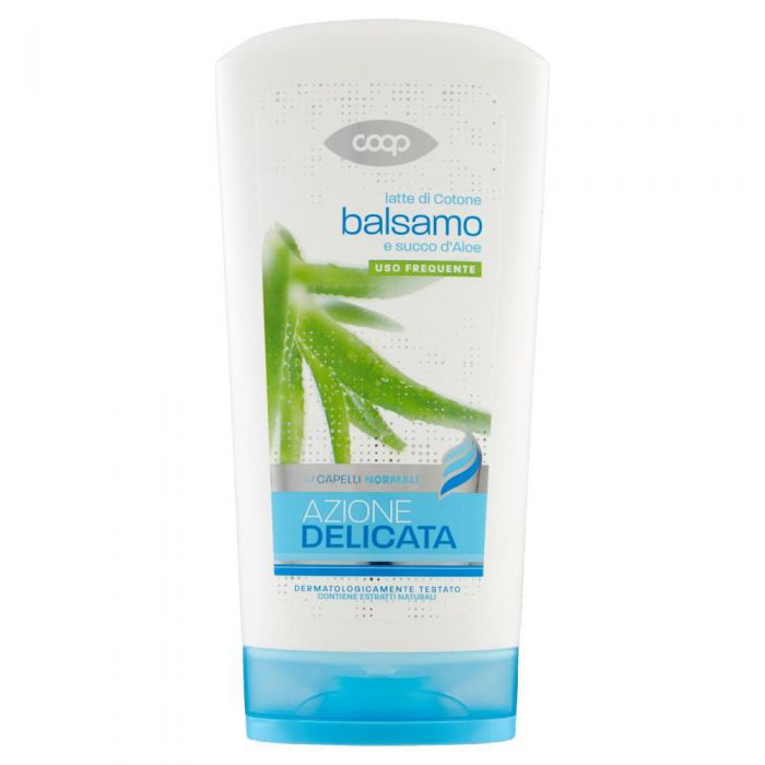 Balsamo latte di cotone e succo d'aloe