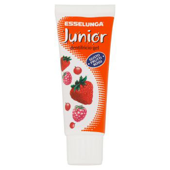 Junior - Dentifricio gel - Gusto frutti rossi