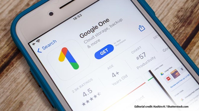 TELEFONO CON APPLICAZIONE GOOGLE ONE DA ACQUISIRE