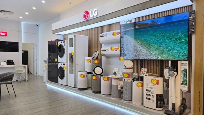 Prodotti LG in esposizione
