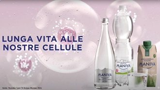 Spot acqua Maniva lunga vita alle nostre cellule