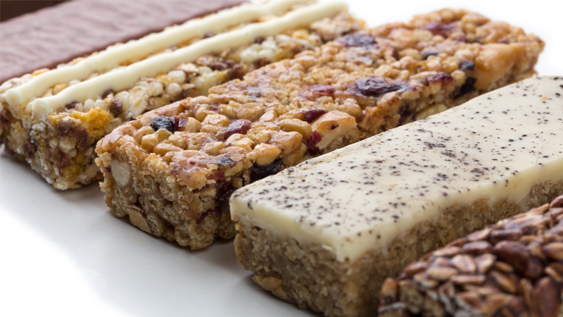 dettaglio barrette ai cereali