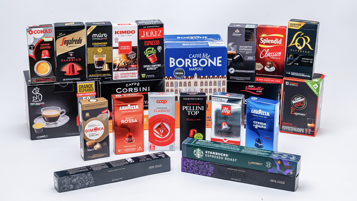 Confezioni capsule caffè