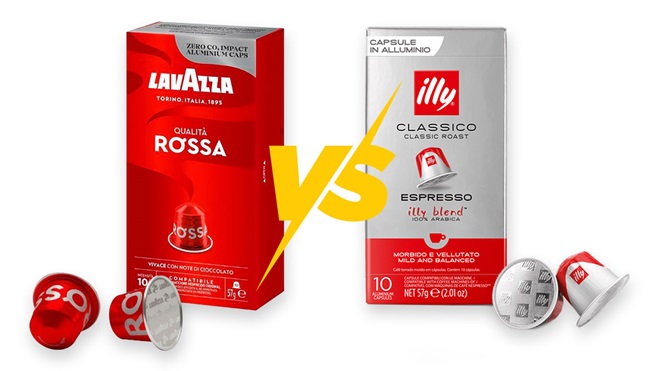 Capsule caffè compatibili Nespresso. Illy VS Lavazza