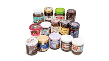 vasett di crema alla nocciola