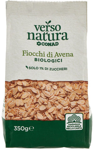 confezione  VERSO NATURA (CONAD) FIOCCHI DI AVENA BIOLOGICI