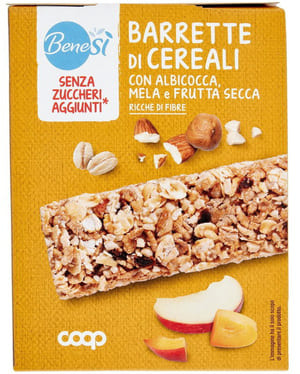confezione barrette cereali Coop