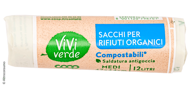 sacchi per rifiuti organici coop