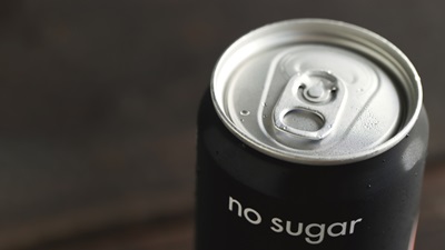 Lattina bibita senza zucchero