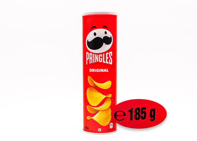 Patatine Pringles Originals tubo da 185 grammi
