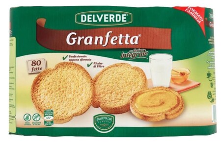 Fette biscottate integrali Delverde