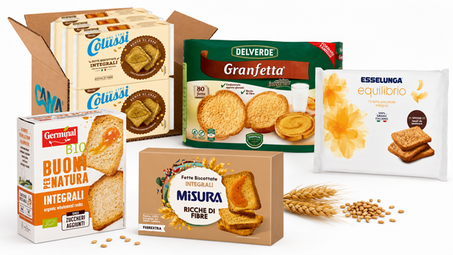 Fette biscottate integrali