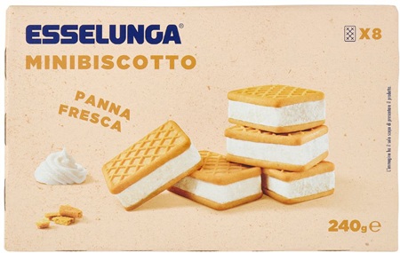 Esselunga mini biscotto alla panna