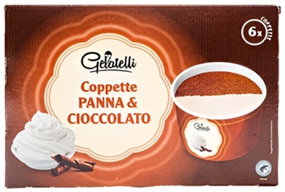 Coppetta panna e cioccolato della Lidl