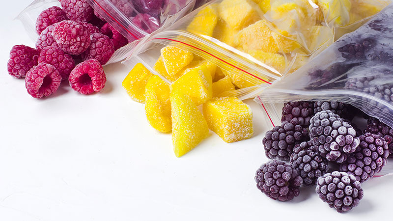 congelare la frutta
