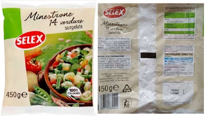 Minestrone surgelato selex