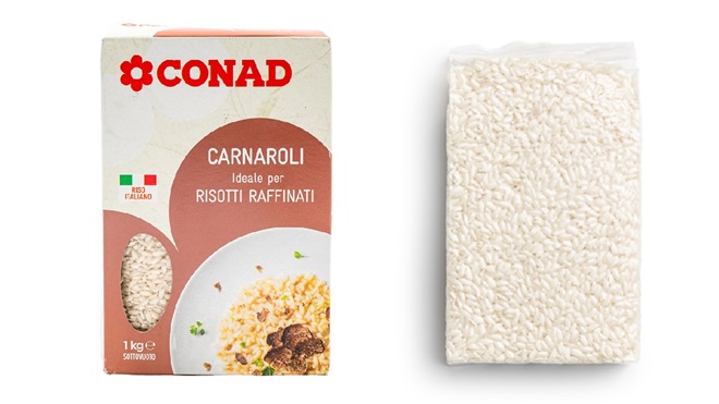 Confezione di riso carnaroli Conad