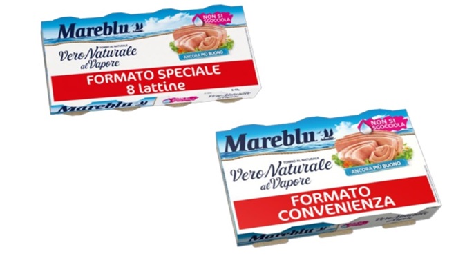 Confezioni di Tonno Mareblu al naturale