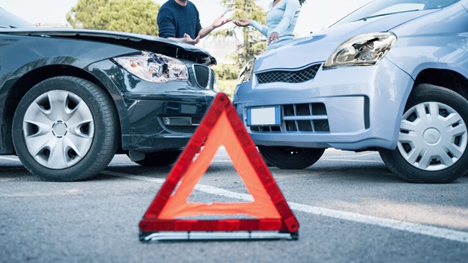 triangolo per incidente