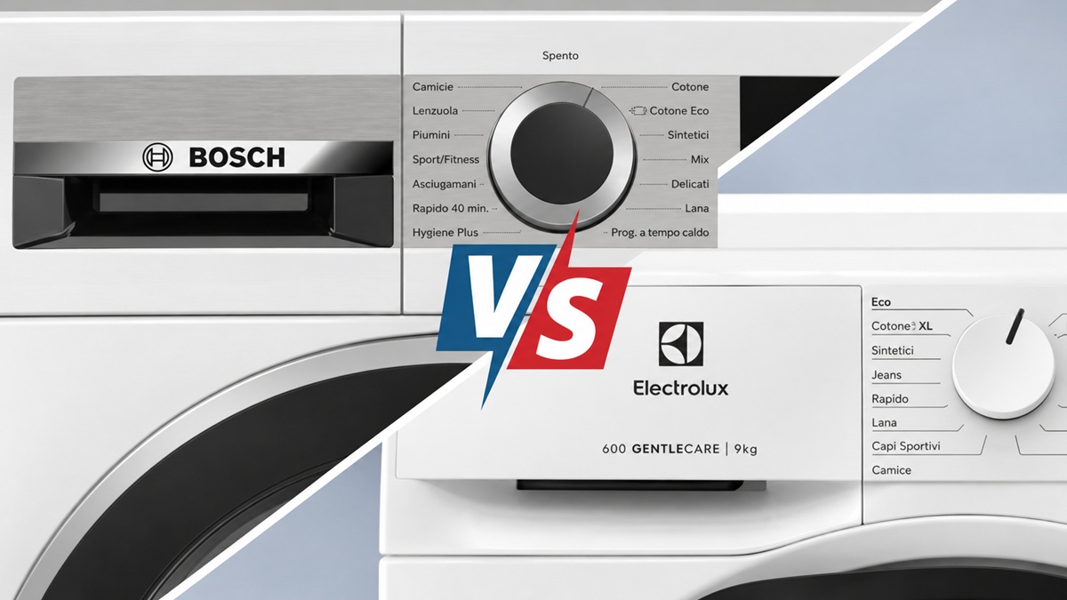 Confronto asciugatrici Bosch vs Electrolux