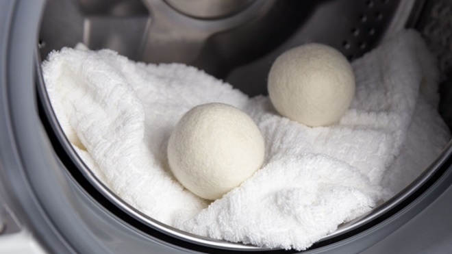 Palline di lana per asciugatrice