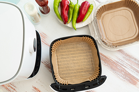 Teglie in carta friggitrice ad aria