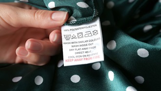 etichetta di lavaggio