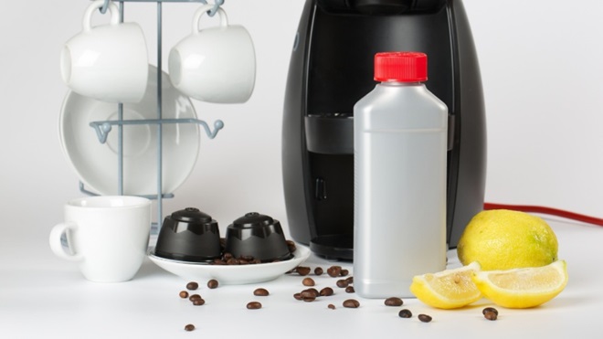 Pulizia della macchina del caffè