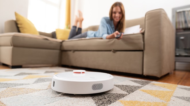 Robot aspirapolvere lavapavimenti