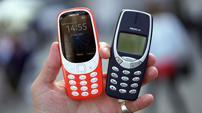 Nokia 3310 vecchio modello e modello del 2017