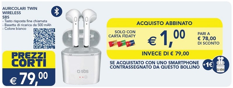 Compri uno smartphone e hai gli auricolari a un euro. La promo Esselunga  disponibile dal 9 gennaio | Altroconsumo