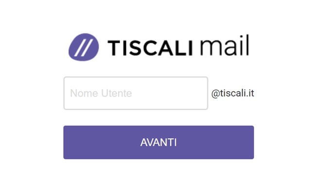 Tiscali mail home page
