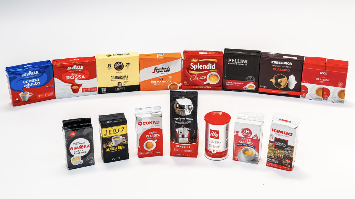 confezioni di caffè