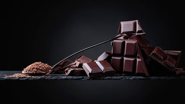 tavoletta di cioccolato in pezzi