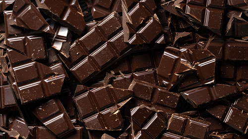 tavolette di cioccolato rotte