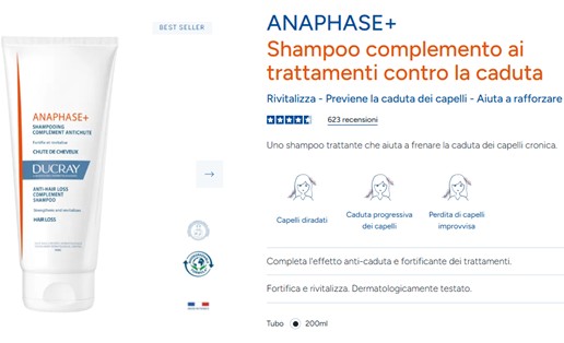 Anaphase shampoo