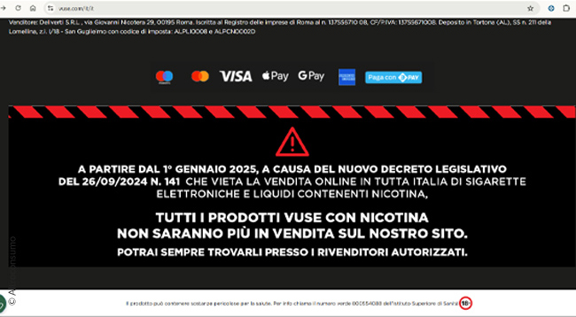 E-cig con nicotina: divieto online rispettato? L'indagine E-cig con nicotina: divieto online rispettato? L'indagine