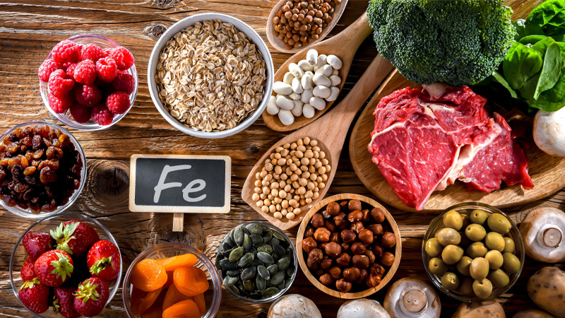 Alimenti ricchi di ferro