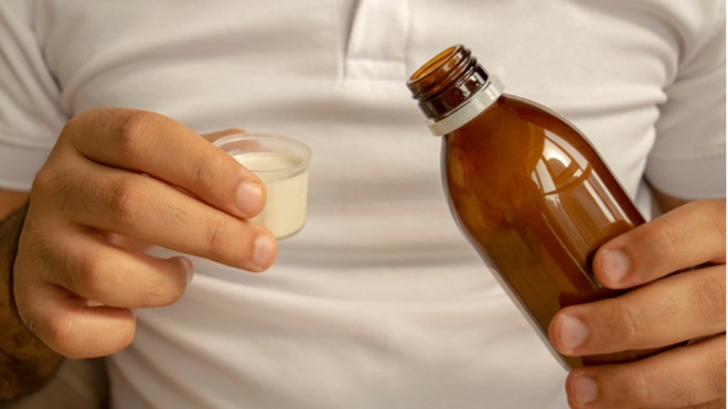 close-up flacone farmaco